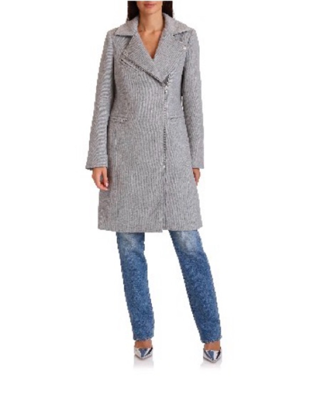 AVEC LES FILLES 🧥 Avec Les Filles TWILL WOOL MOTO COAT